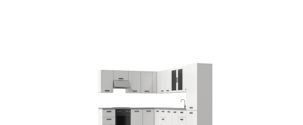 kitchen cabinets and counter