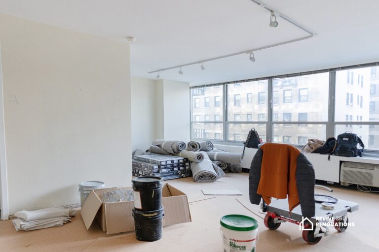 room in flooring installation process