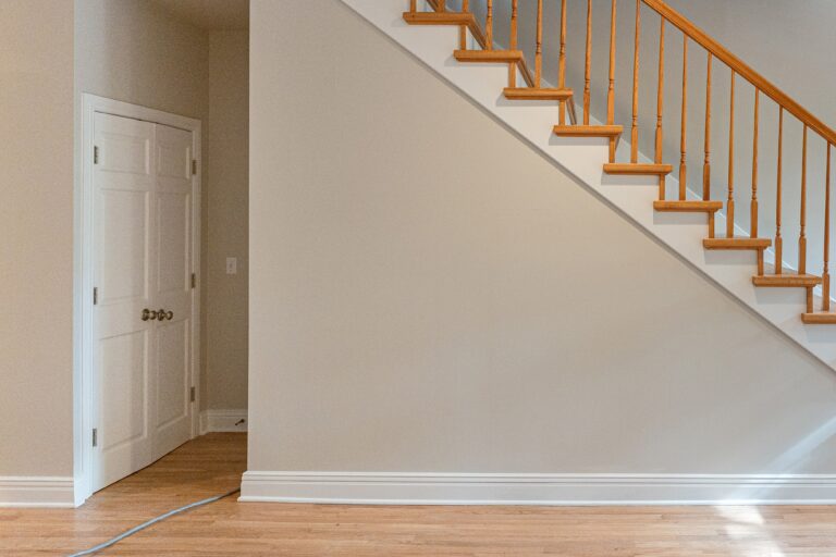 new drywall below staircase