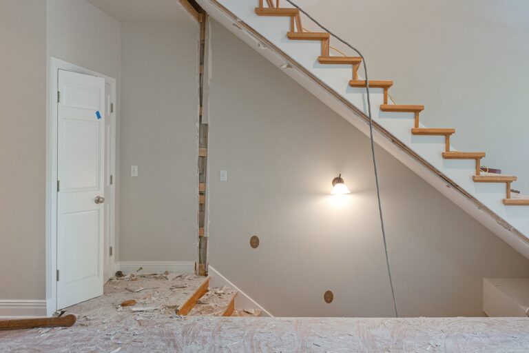 staircase in renovation process