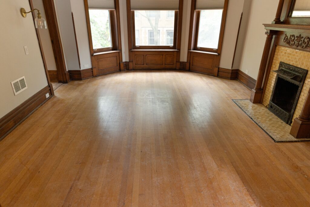 worn out hardwood flooring