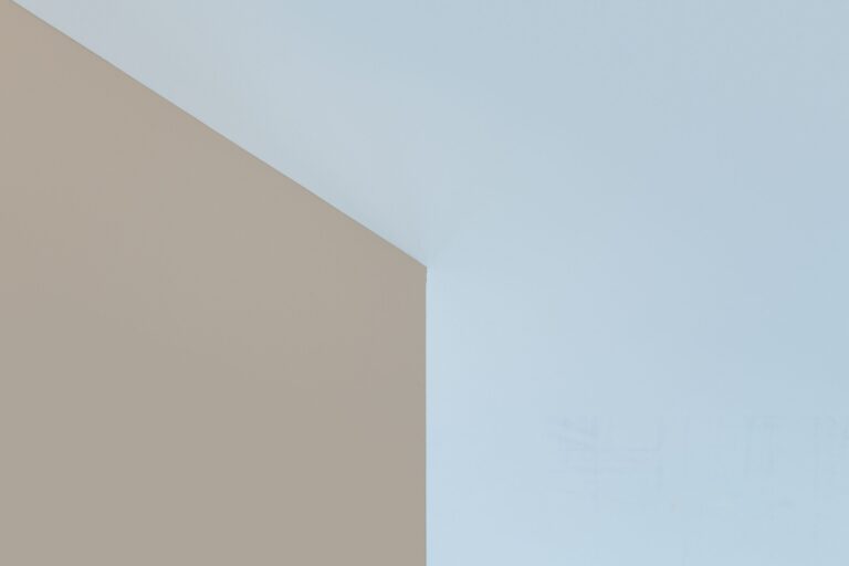 white painted ceiling