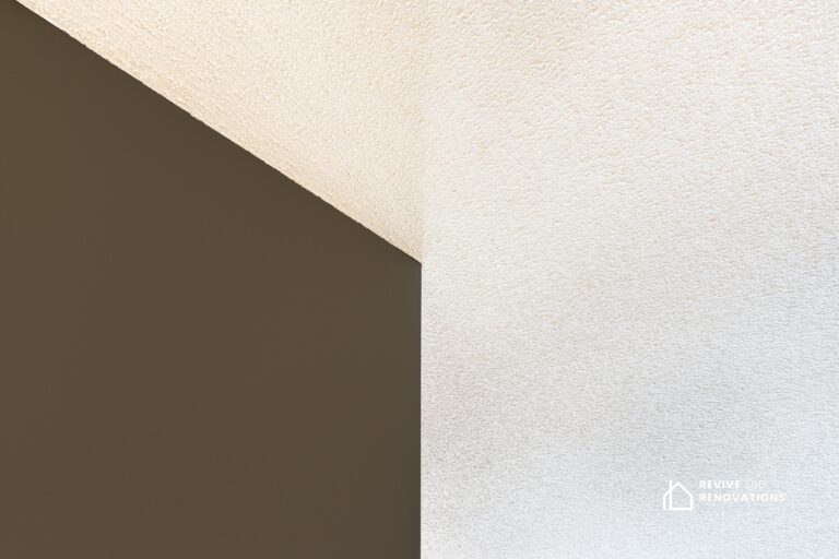 popcorn wall and ceiling