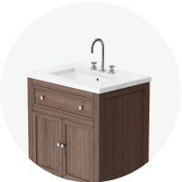 bathroom cabinet with sink