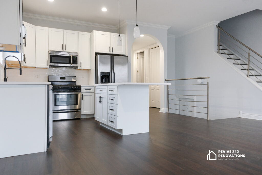 Complete Kitchen, Fireplace & Flooring Renovation in University Village, Chicago - photo 2