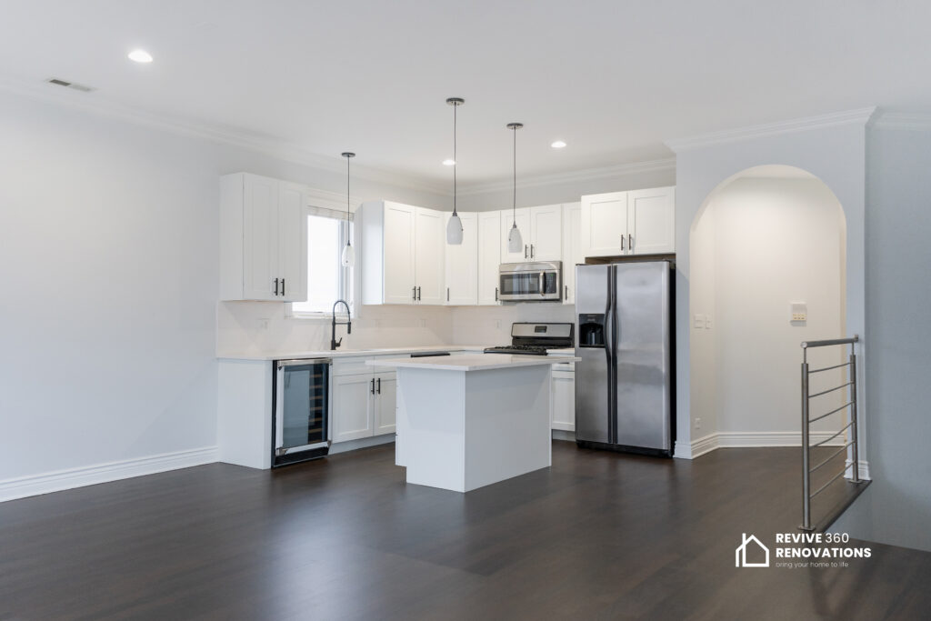 Complete Kitchen, Fireplace & Flooring Renovation in University Village, Chicago - photo 1