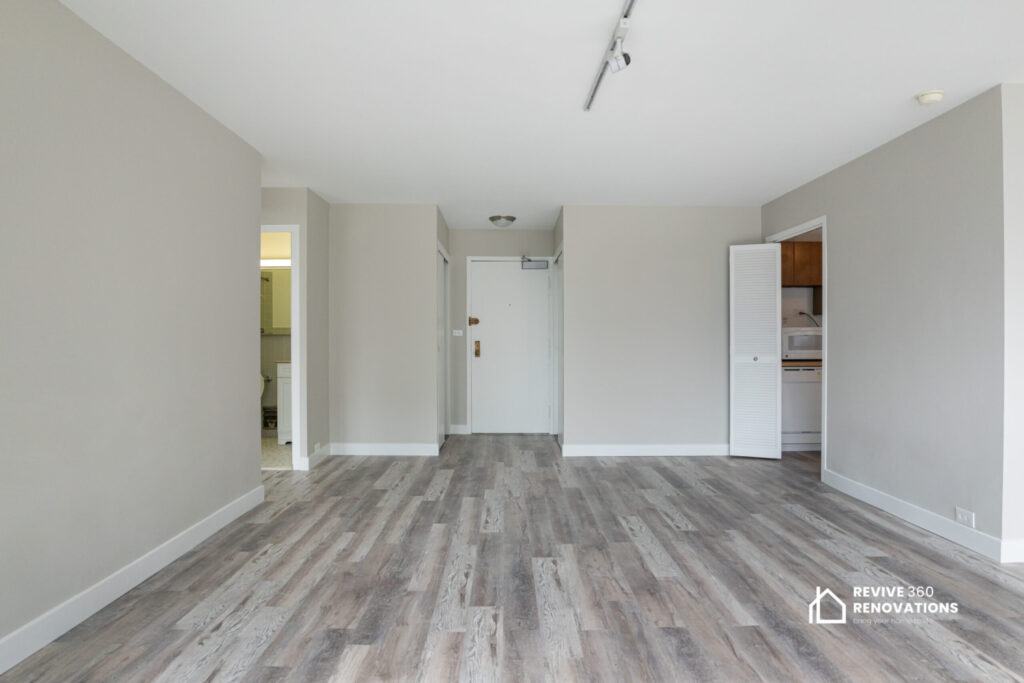 Engineered Flooring Installation & Complete Unit Repaint in Gold Coast, Chicago - photo 2