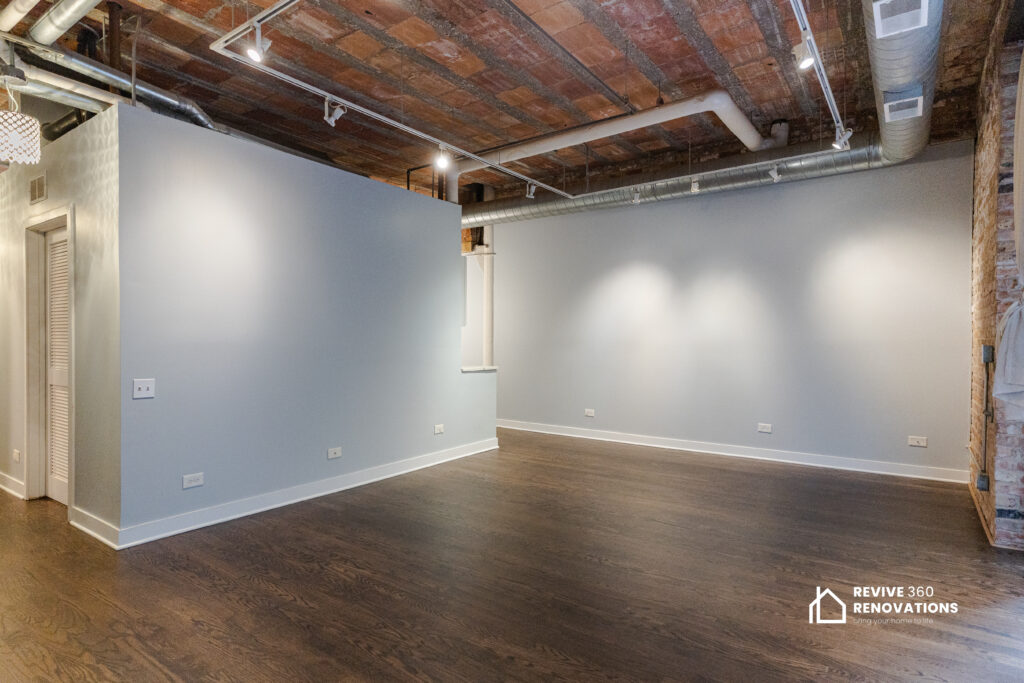 Custom Engineered Flooring Installation & Complete Unit Repaint in West Loop, Chicago - photo 3