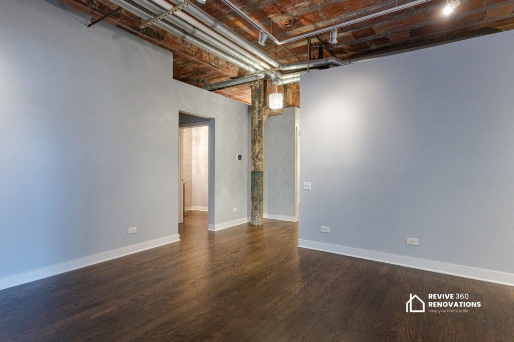 Custom Engineered Flooring Installation & Complete Unit Repaint in West Loop, Chicago - photo 2